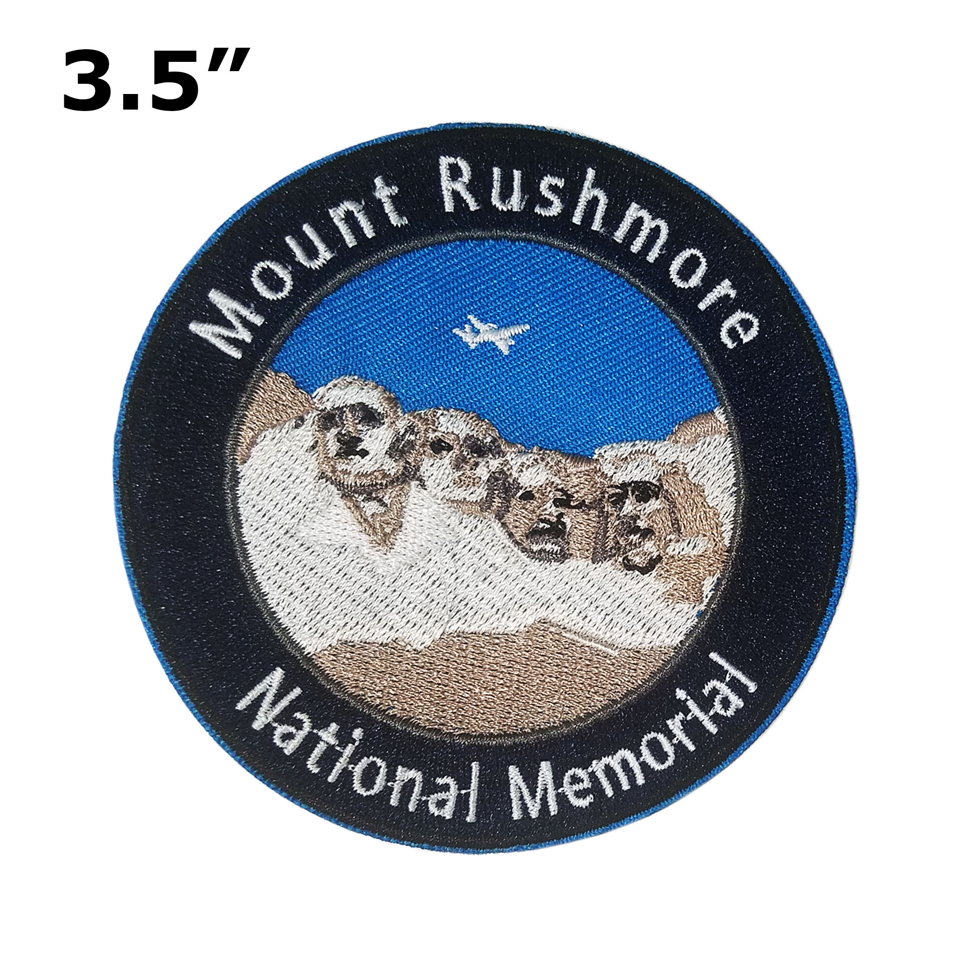 Sew-On Decorative Applique MT RUSHMORE Embroidered Patch Iron